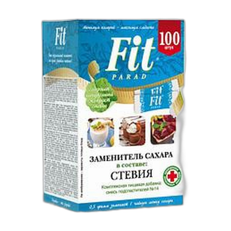 САХАРОЗАМЕНИТЕЛЬ FIT PARAD №14 100 СТИКОВ