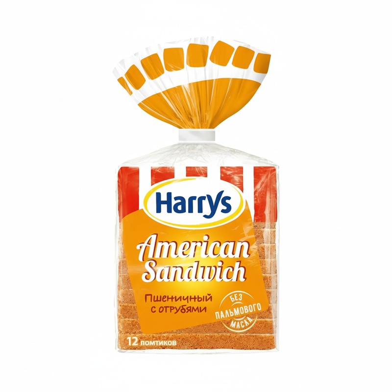 ХЛЕБ НARRY'S ПШЕНИЧНЫЙ 490Г