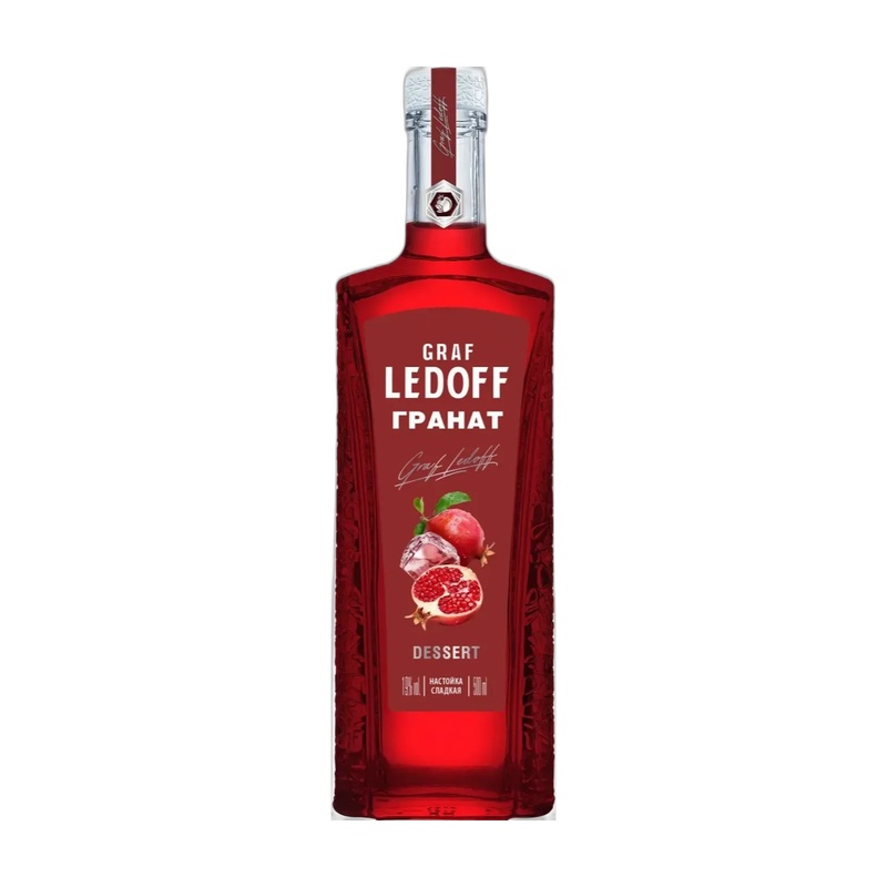 ВОДКА GRAF LEDOFF ГРАНАТ 20% 0,5Л