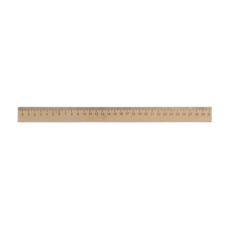 ЛИНЕЙКА ДЕРЕВЯННАЯ 30СМ 2377-30