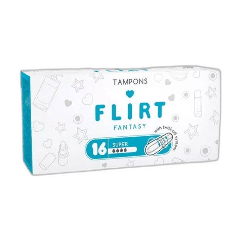 ТАМПОНЫ FLIRT FANTASY SUPER '4 16ШТ