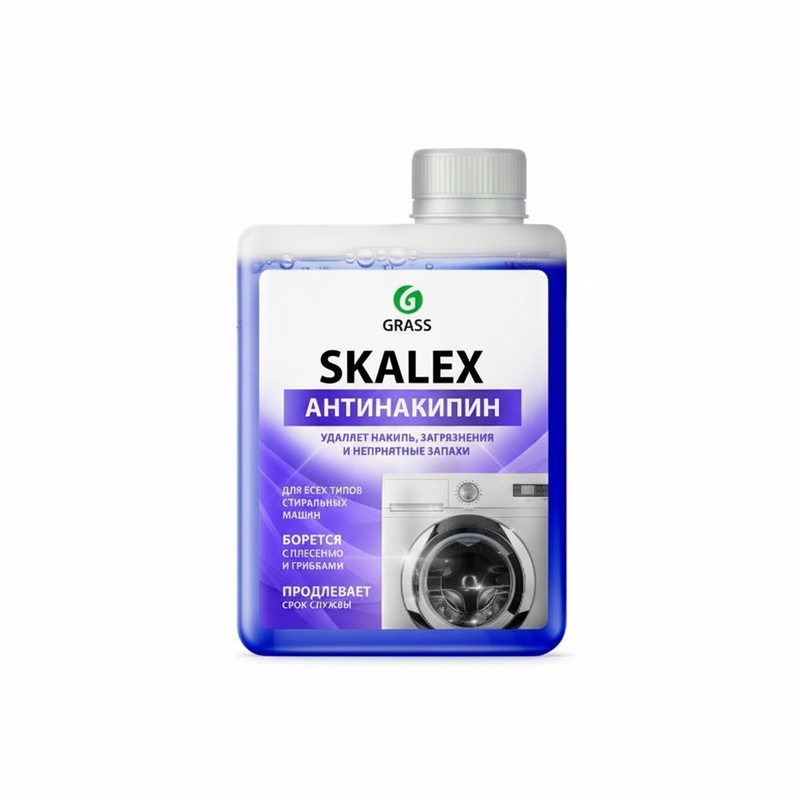 ОЧИСТИТЕЛЬ ДЛЯ СТИРАЛЬНЫХ МАШИН GRASS SKALEX 200МЛ