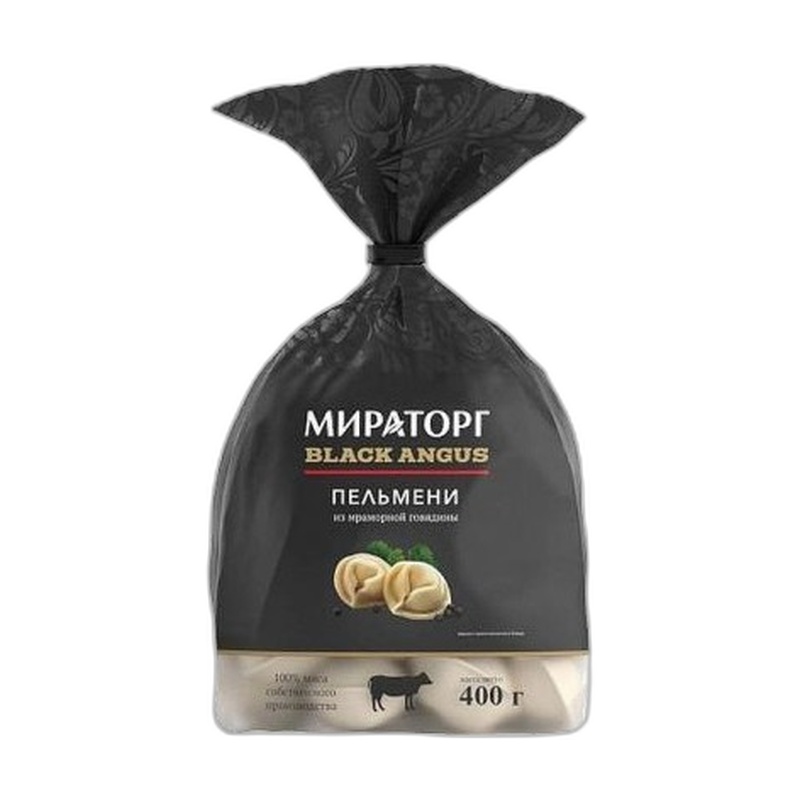 ПЕЛЬМЕНИ МИРАТОРГ ИЗ МРАМОРНОЙ ГОВЯДИНЫ С/М 400Г