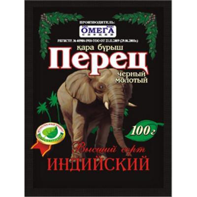 ПЕРЕЦ ЧЕРНЫЙ ОМЕГА МОЛОТЫЙ ИНДИЯ 100Г