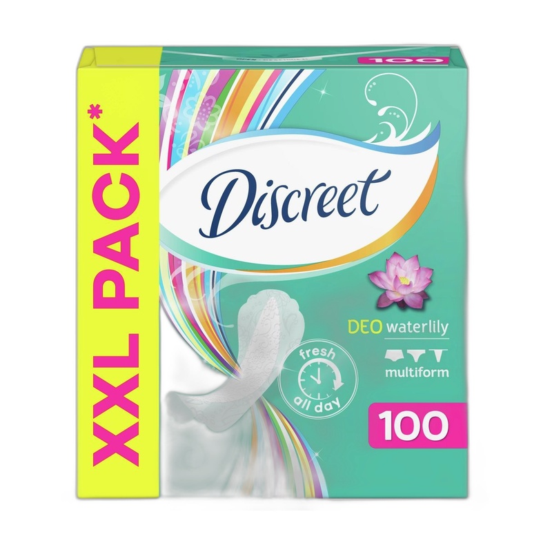 ПРОКЛАДКИ ЕЖЕДНЕВНЫЕ DISCREET DEO WATER LILY 100ШТ