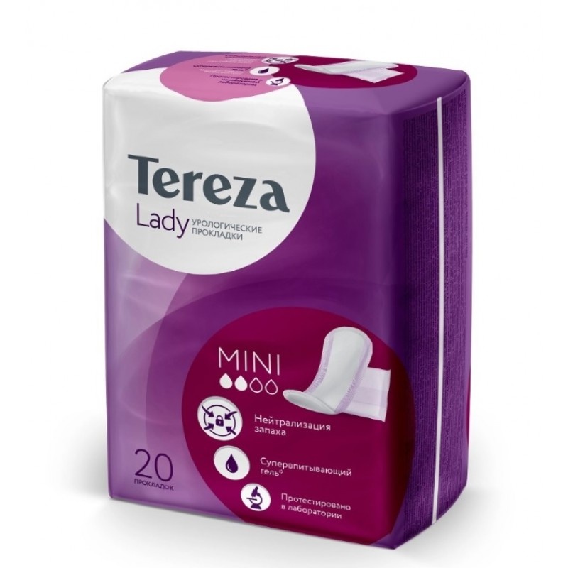 ПРОКЛАДКИ УРОЛОГИЧЕСКИЕ TEREZA LADY MINI 20ШТ
