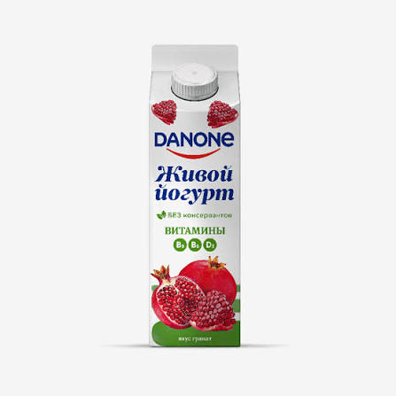 ЙОГУРТ ПИТЬЕВОЙ DANONE ГРАНАТ 850МЛ Т/П