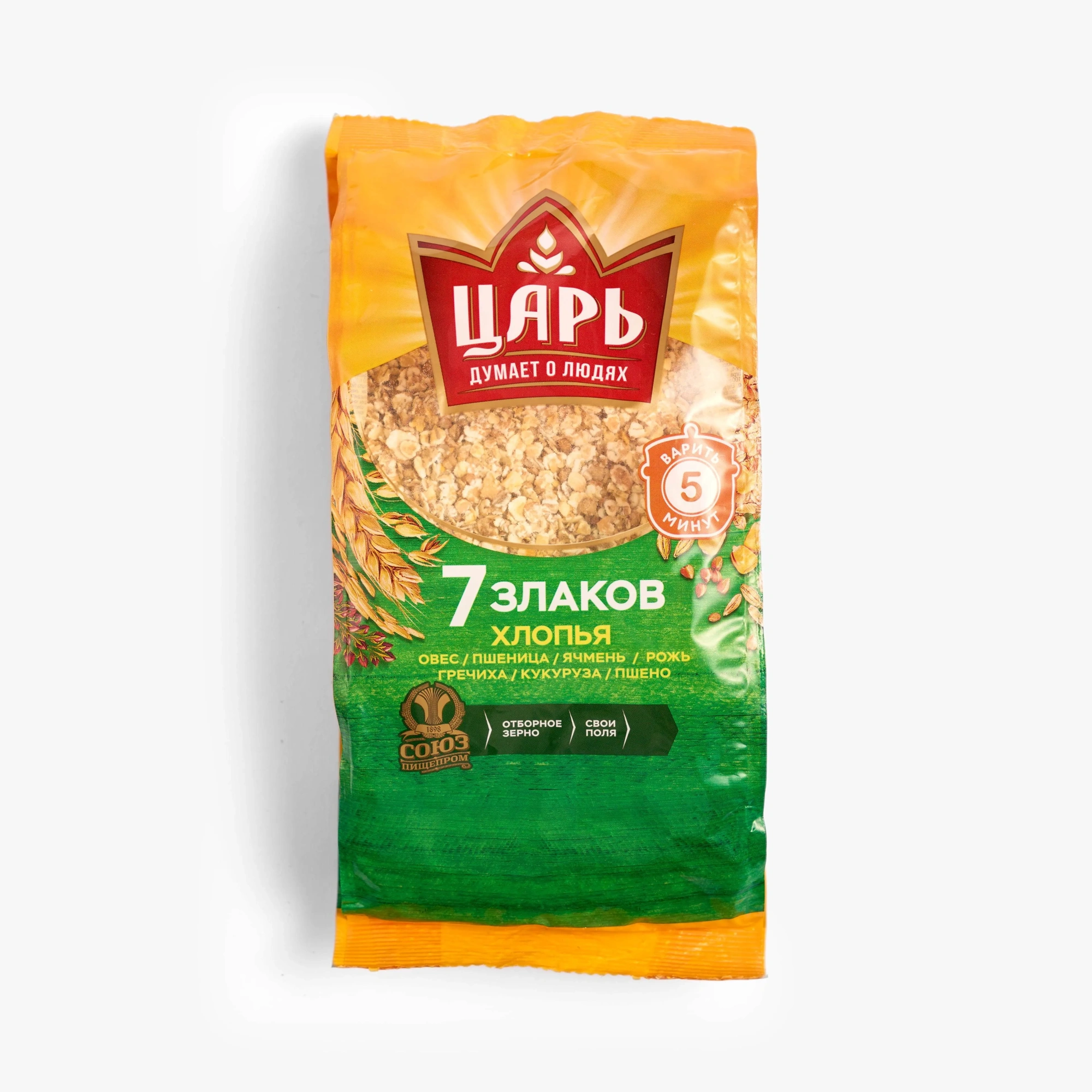 ХЛОПЬЯ ЦАРЬ 7 ЗЛАКОВ 400Г М/У