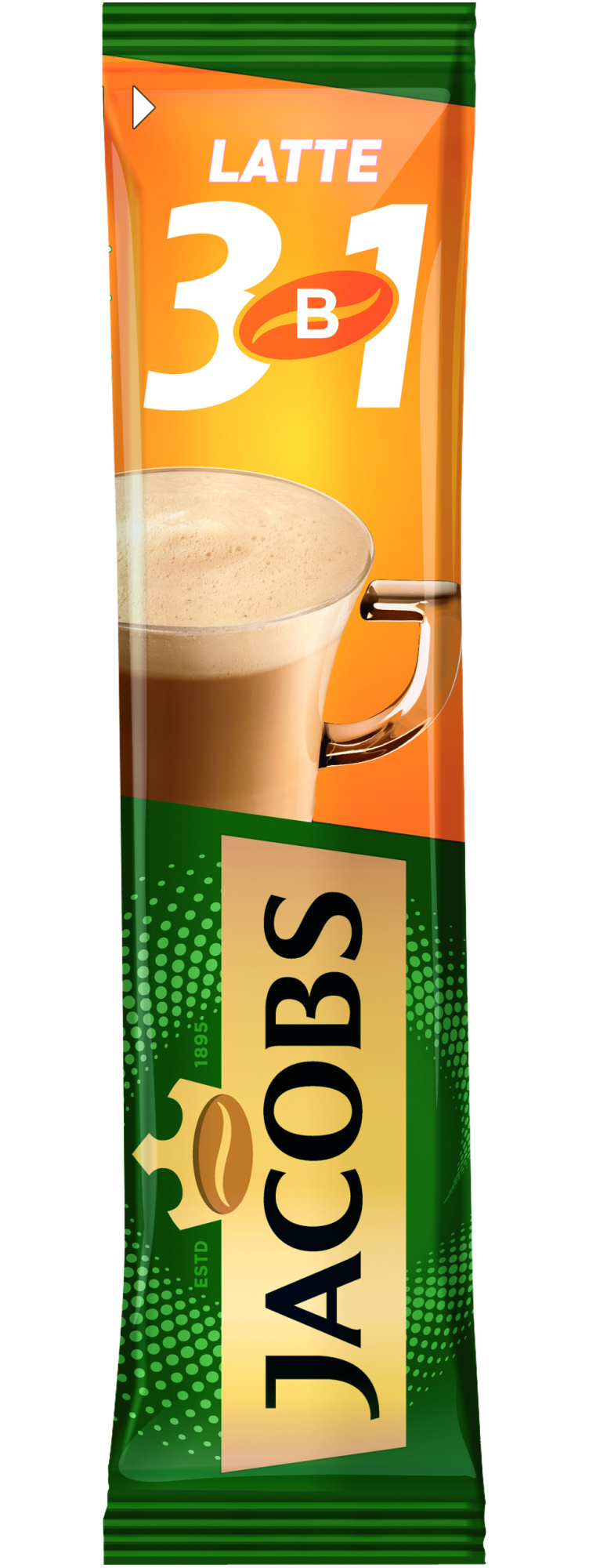 КОФЕ JACOBS LATTE 3В1 13Г СТИК
