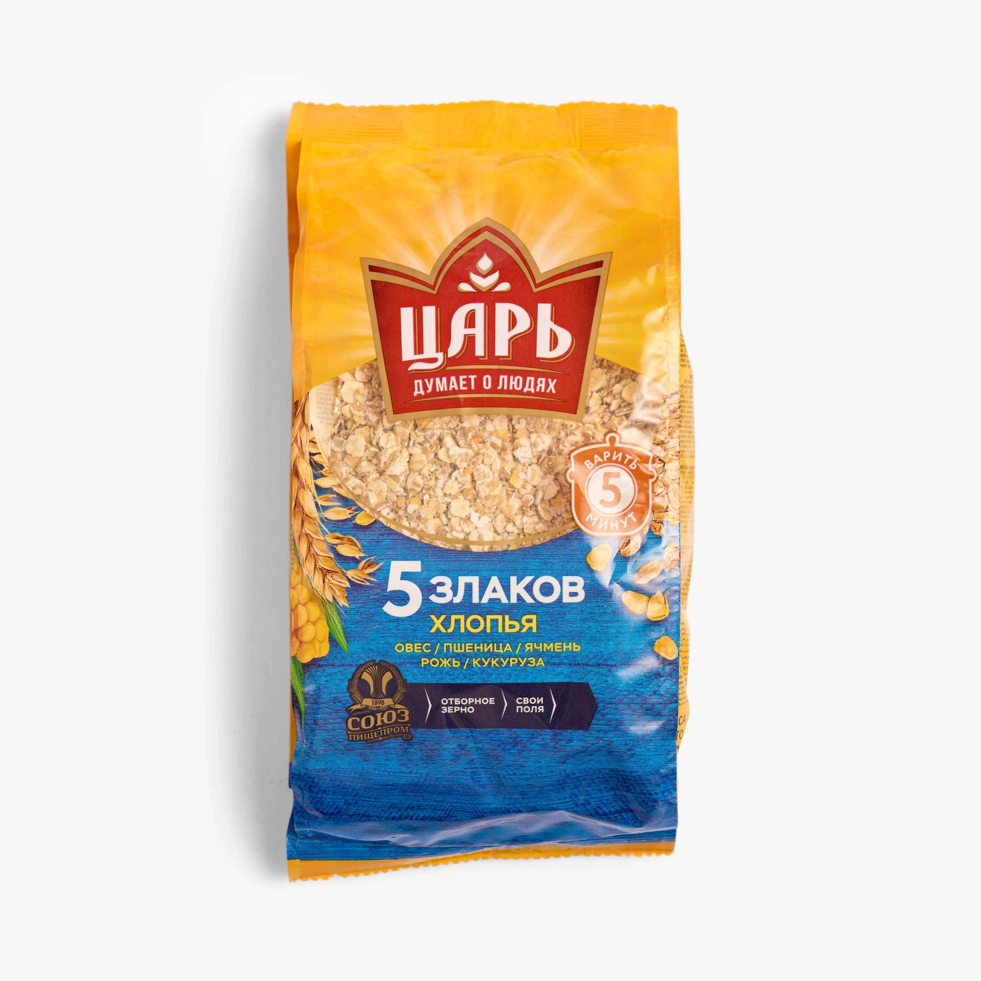 ХЛОПЬЯ ЦАРЬ 5 ЗЛАКОВ 400Г М/У