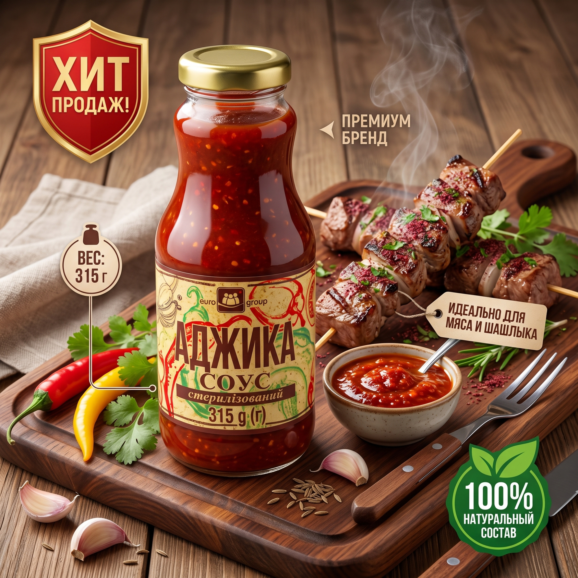 АДЖИКА ОСТРАЯ 315Г
