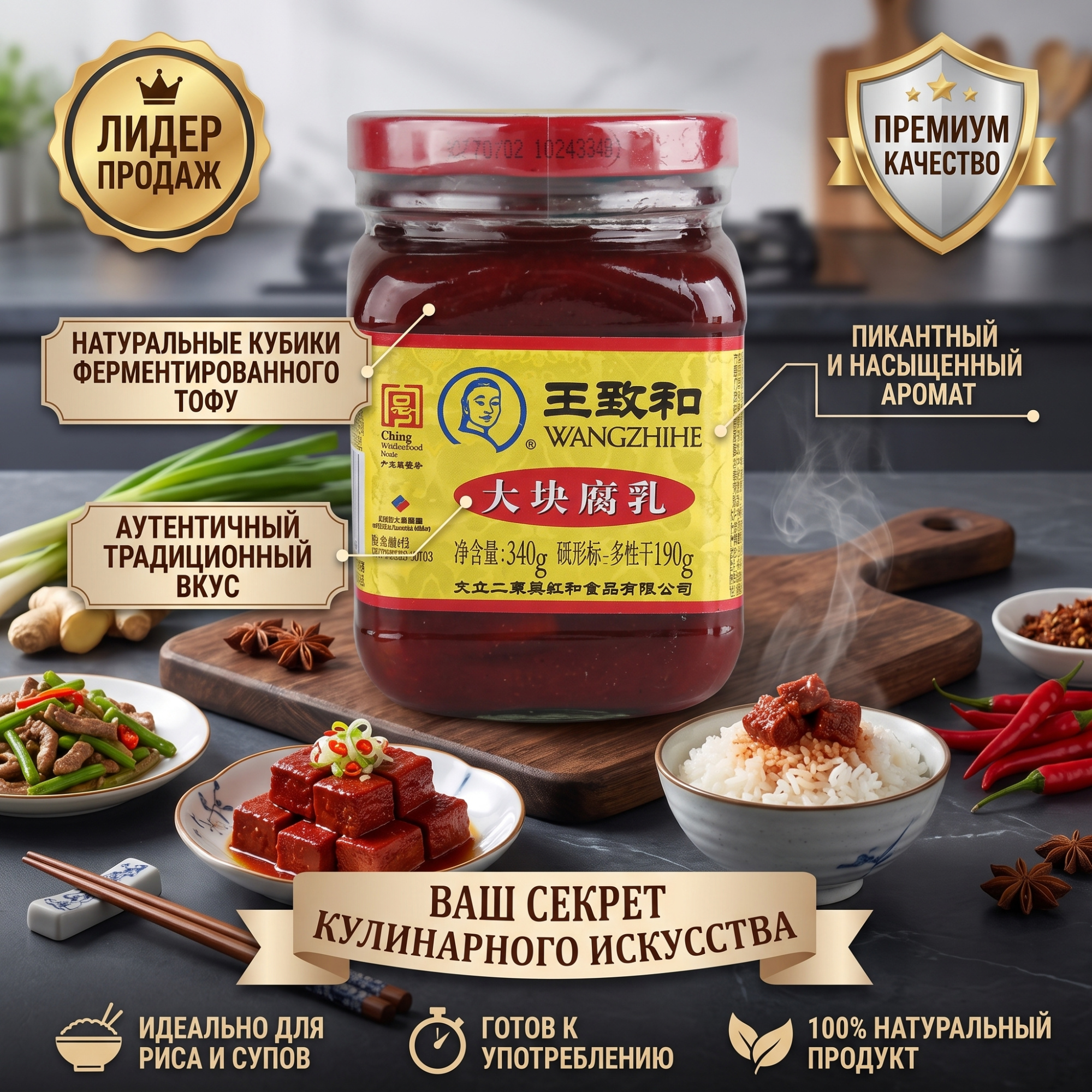 ТОФУ МАРИНОВАННЫЙ 340Г