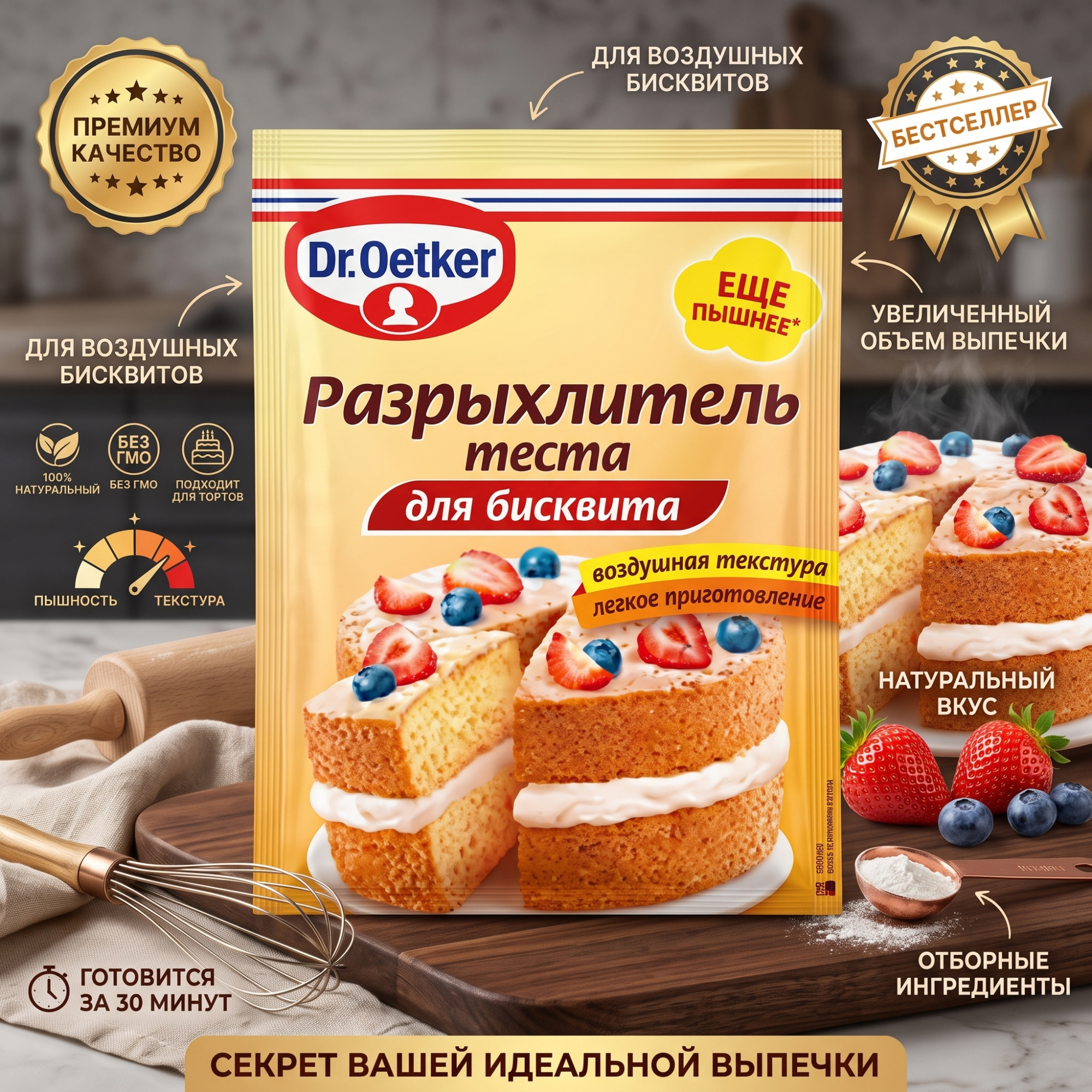 РАЗРЫХЛИТЕЛЬ ДЛЯ ТЕСТА 250Г