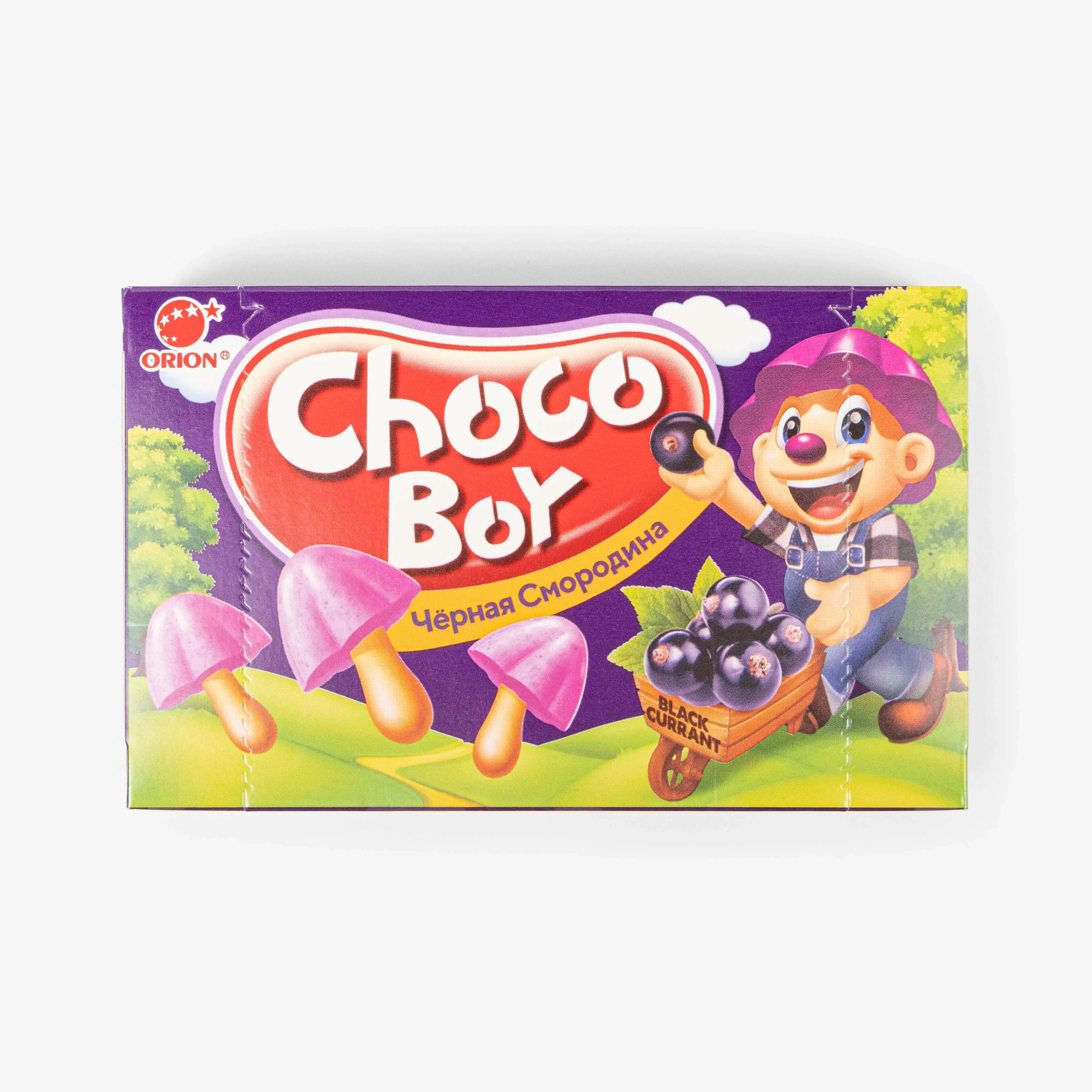 ПЕЧЕНЬЕ CHOCOBOY BLACK CURRANT КАРАМЕЛЬ 45Г