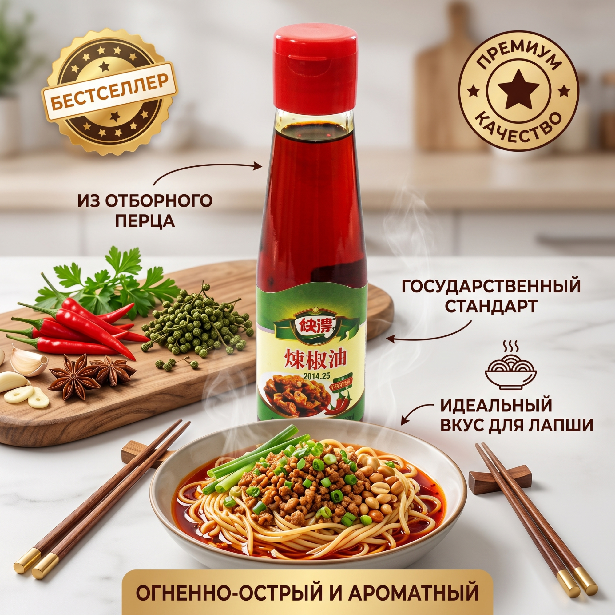 МАСЛО ПРЯНОЕ ОСТРОЕ 180МЛ