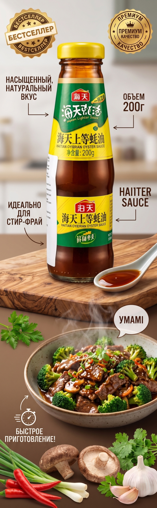 HADAY КИТАЙСКИЙ УСТРИЧНЫЙ СОУС 260Г